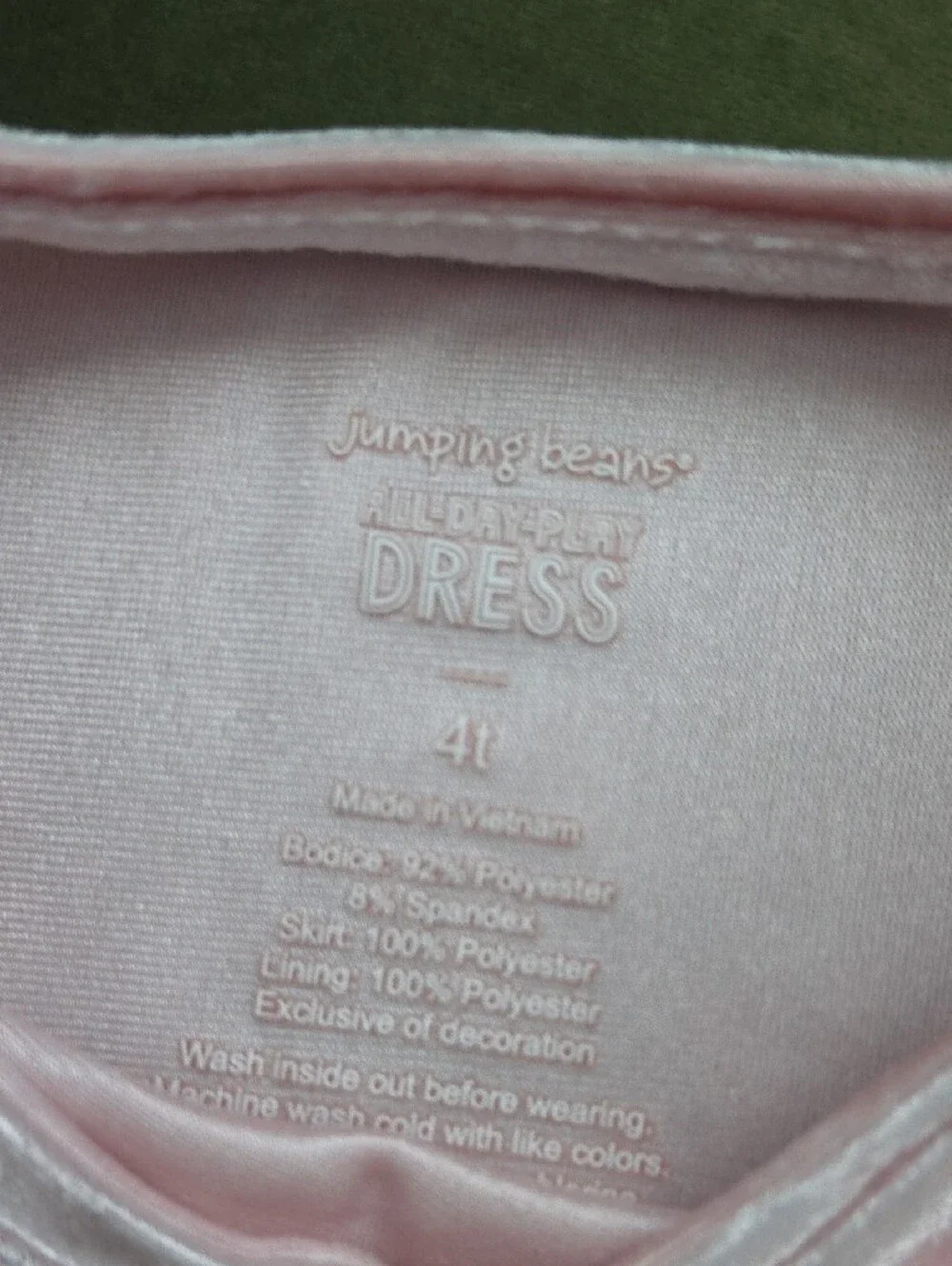 jumping beans Pink Velvet & Sparkle Tulle Dress